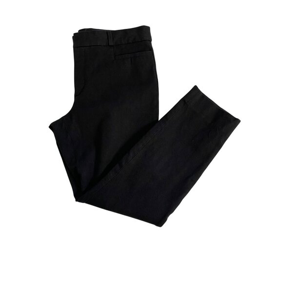 Banana Republic Sloan Womens Black Pants Size 8 Ankle Preppy Office Work School - Picture 7 of 12